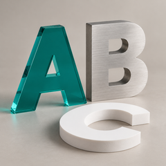 Flat Cut Signs product collection