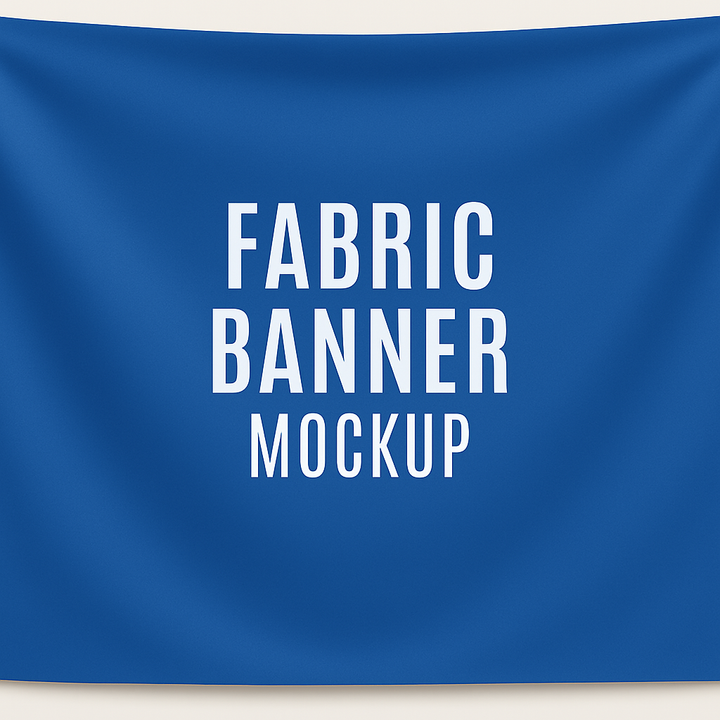 9oz. Wrinkle Free Fabric Banner