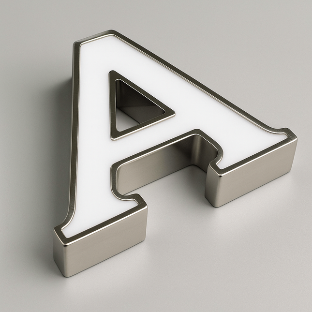 Metal & Acrylic ML-3 Fabricated Cut-Out Face w/Insert Non-illuminated